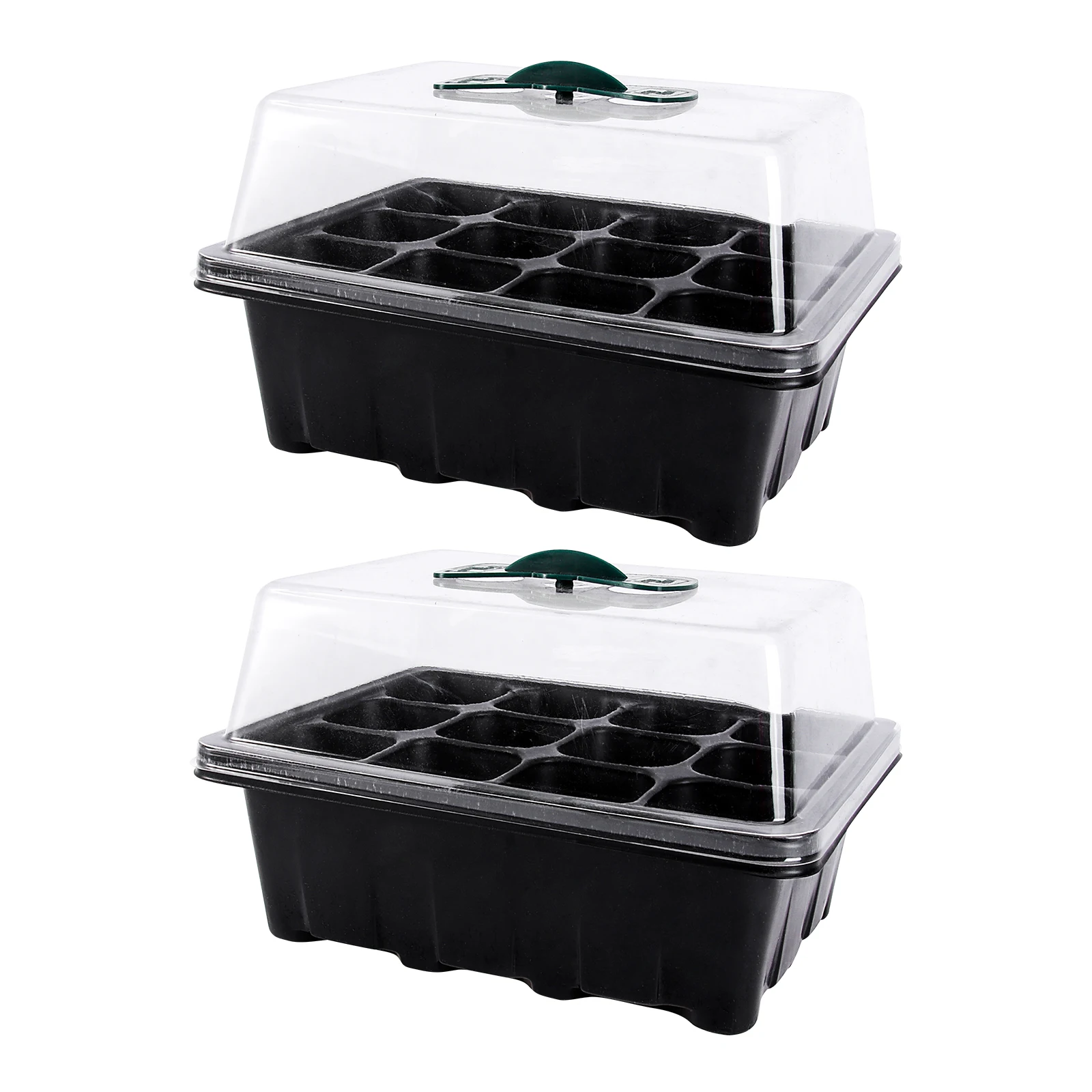 2Pcs Sprouting Planting Box with Holes Gardening Supplies Plastic Container Transparent Lid Planting Container Seedling Pot
2Pcs Sprouting Planting Box with Holes Gardening Supplies Plastic Container Transparent Lid Planting Container Seedling Pot
