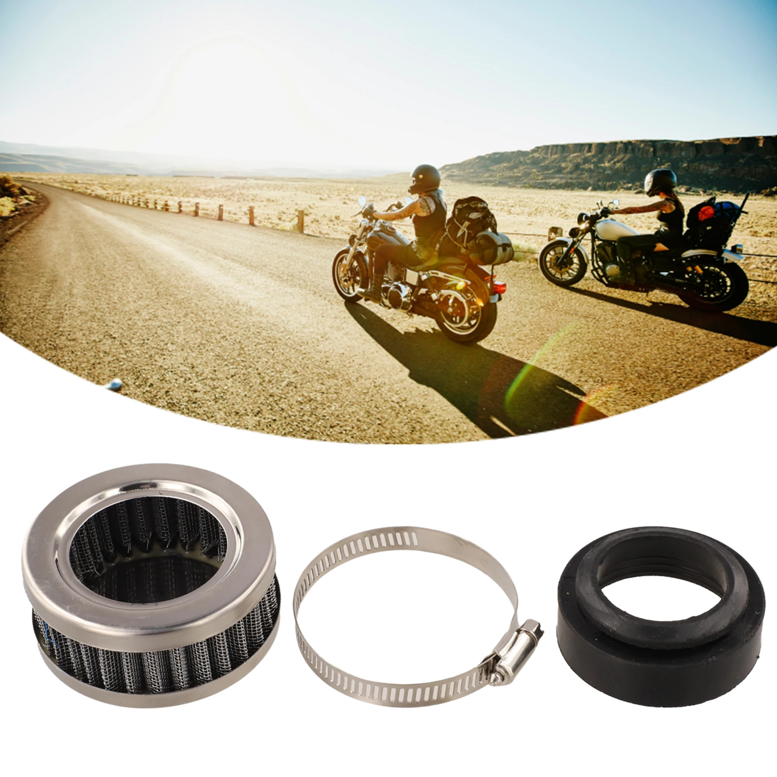 Motorcycle Scooter Stainless Steel Air Intake Filter 48mm-52mm CleanerClamp Air Filters Improving Filtering Process
Motorcycle Scooter Stainless Steel Air Intake Filter 48mm-52mm CleanerClamp Air Filters Improving Filtering Process