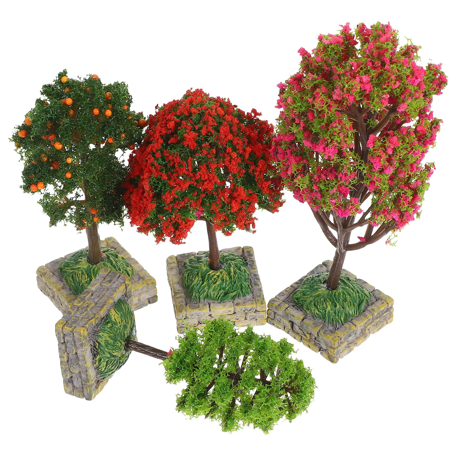 4Pcs Realistic Miniature Scenery Trees Fake Plastic Micro Landscape Trees for Dollhouse Outdoor Accessories Miniature Diorama
4Pcs Realistic Miniature Scenery Trees Fake Plastic Micro Landscape Trees for Dollhouse Outdoor Accessories Miniature Diorama