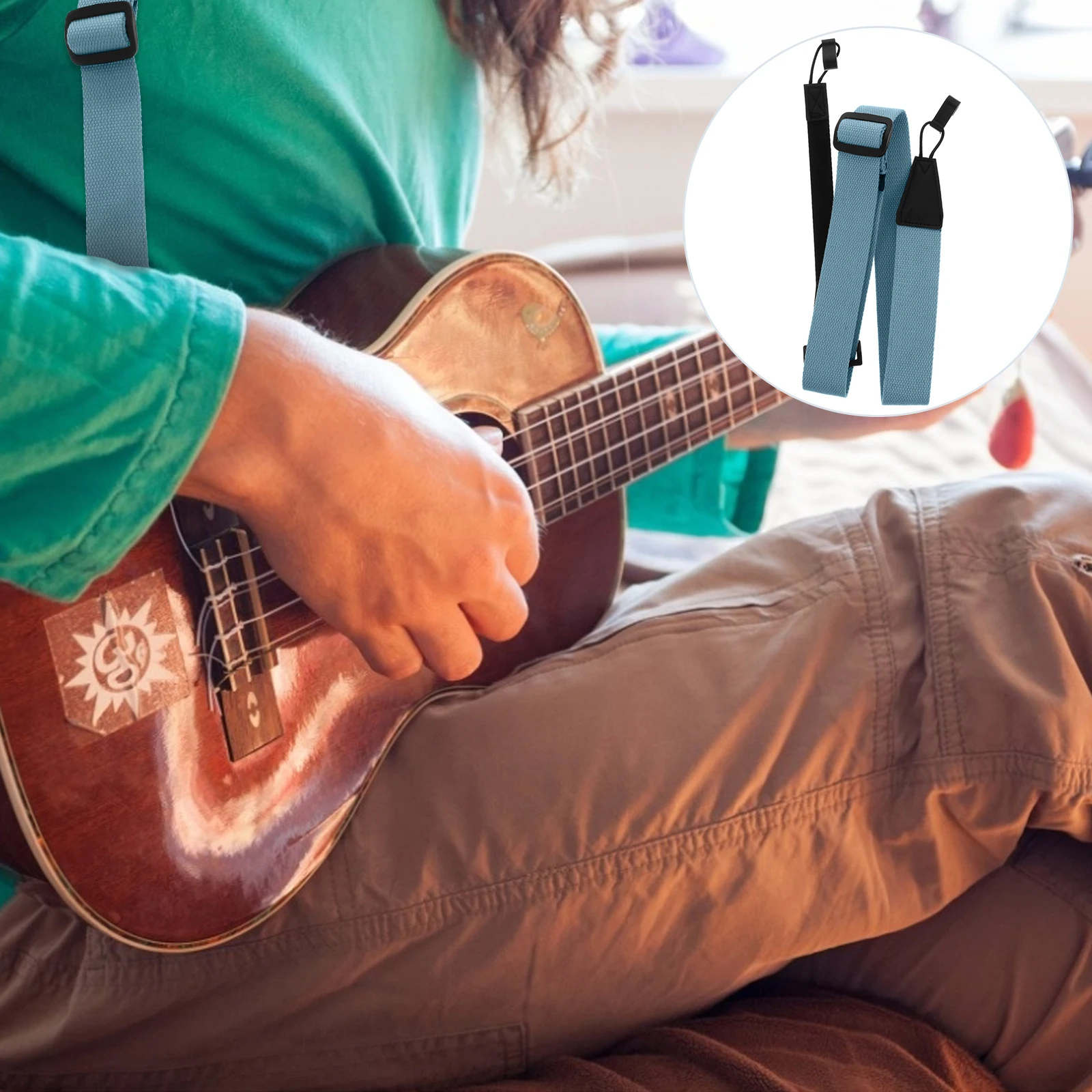 1Pcs Scientific Design Ukulele Strap Lightweight Durable Concise Classical Accessory No Drill Soft Ukulele Strap
1Pcs Scientific Design Ukulele Strap Lightweight Durable Concise Classical Accessory No Drill Soft Ukulele Strap