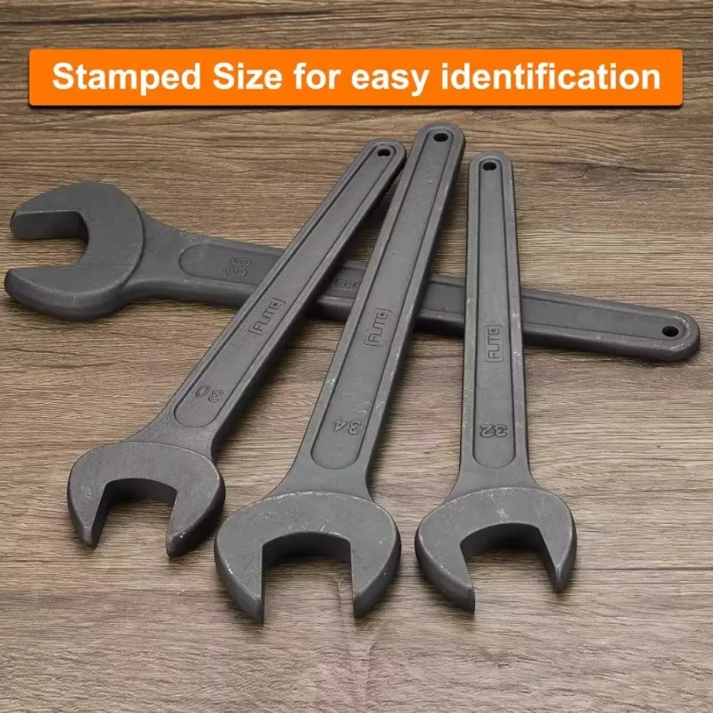 Single Open End Wrench Black Spanner Equipment Matrix Flat Straight Handle 17mm 55mm
Single Open End Wrench Black Spanner Equipment Matrix Flat Straight Handle 17mm 55mm