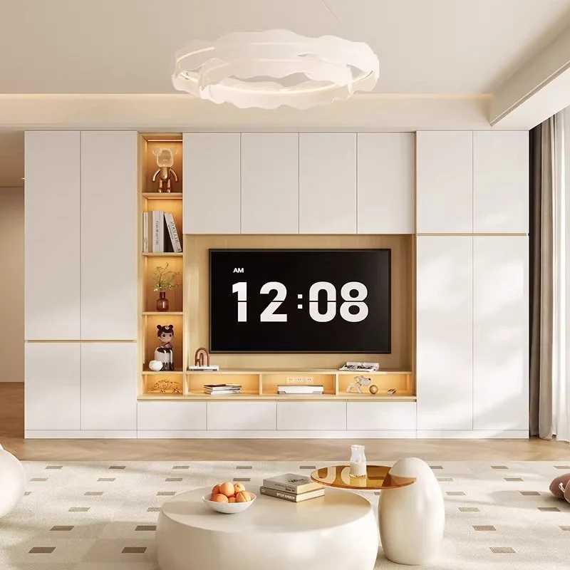 #Solid Wood Customizable Wall-Mounted TV Cabinet with Integrated Storage for Living Room-Modern Design Multifunctional
#Solid Wood Customizable Wall-Mounted TV Cabinet with Integrated Storage for Living Room-Modern Design Multifunctional