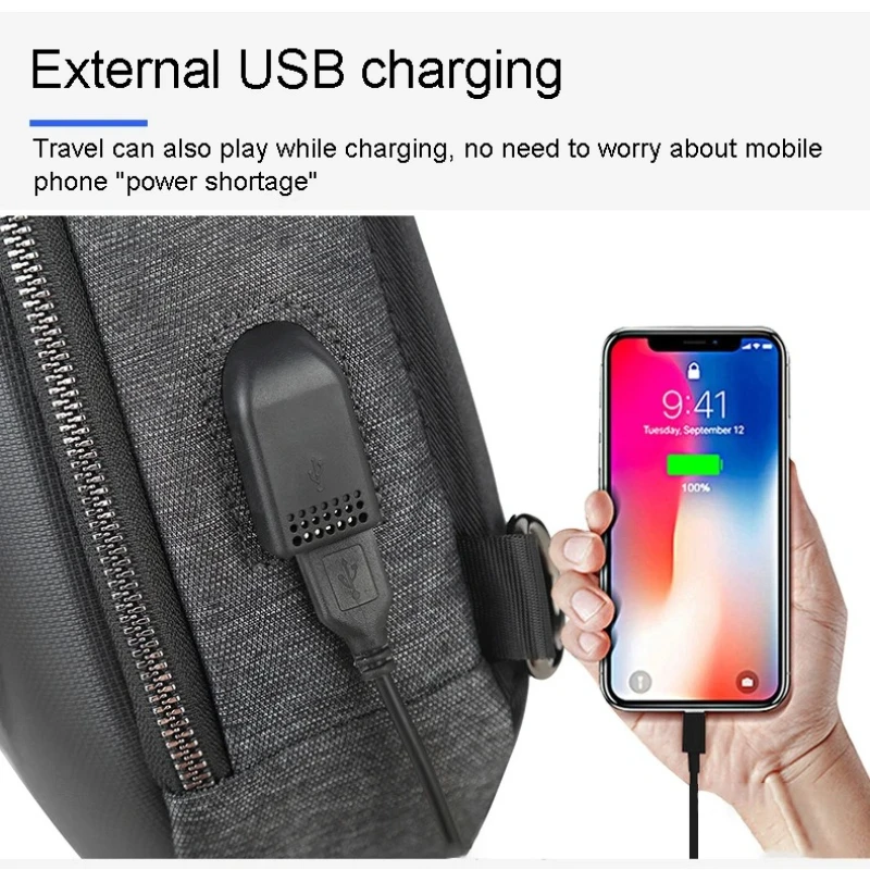 Сумка-слинг для мужчин с USB-зарядкой, модная уличная сумка через плечо, рюкзак для мотоциклистов, для студентов, унисекс
Сумка-слинг для мужчин с USB-зарядкой, модная уличная сумка через плечо, рюкзак для мотоциклистов, для студентов, унисекс