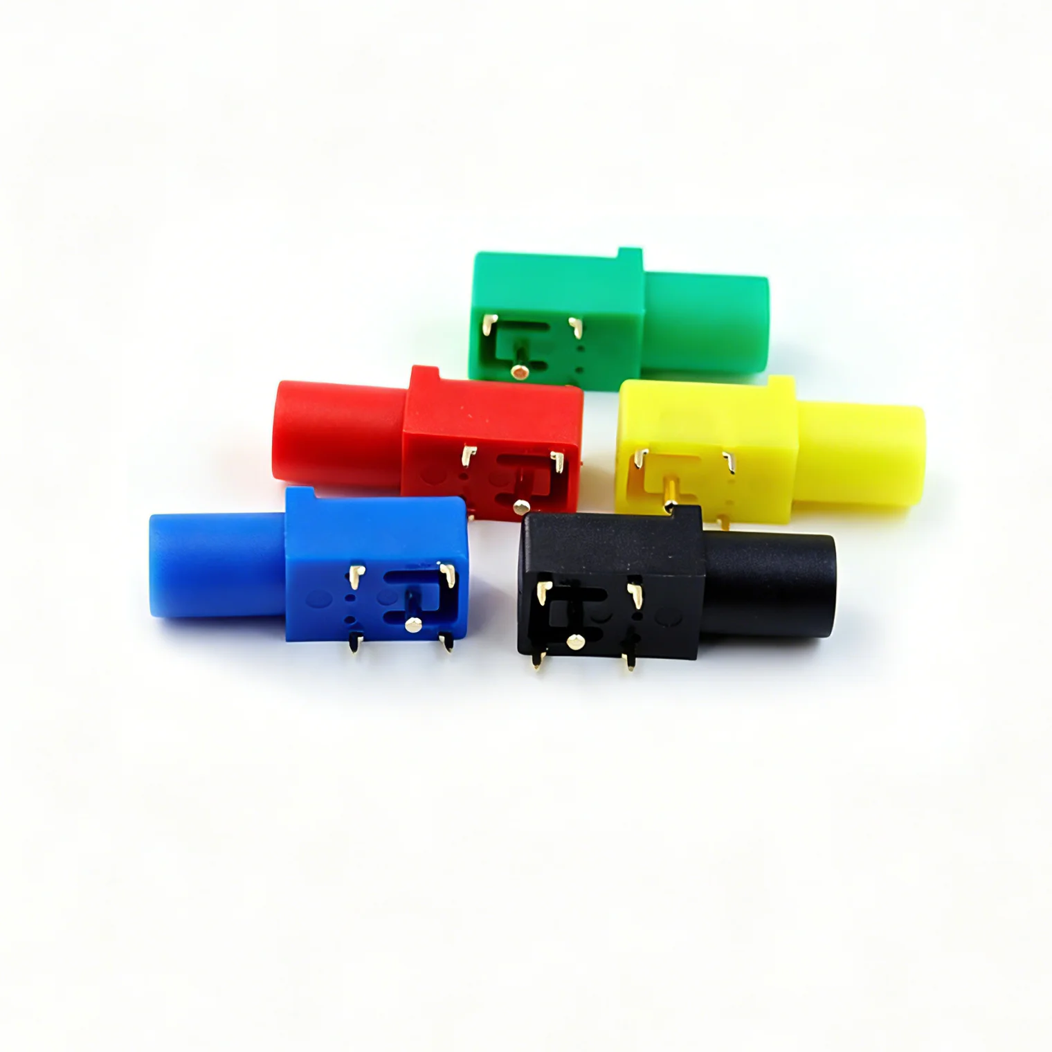 5PCS 4mm banana socket 90° PCB panel socket 24A 1000V 1KV 24.245.12345 NEW Original Red Black Yellow Green Blue terminal post
5PCS 4mm banana socket 90° PCB panel socket 24A 1000V 1KV 24.245.12345 NEW Original Red Black Yellow Green Blue terminal post