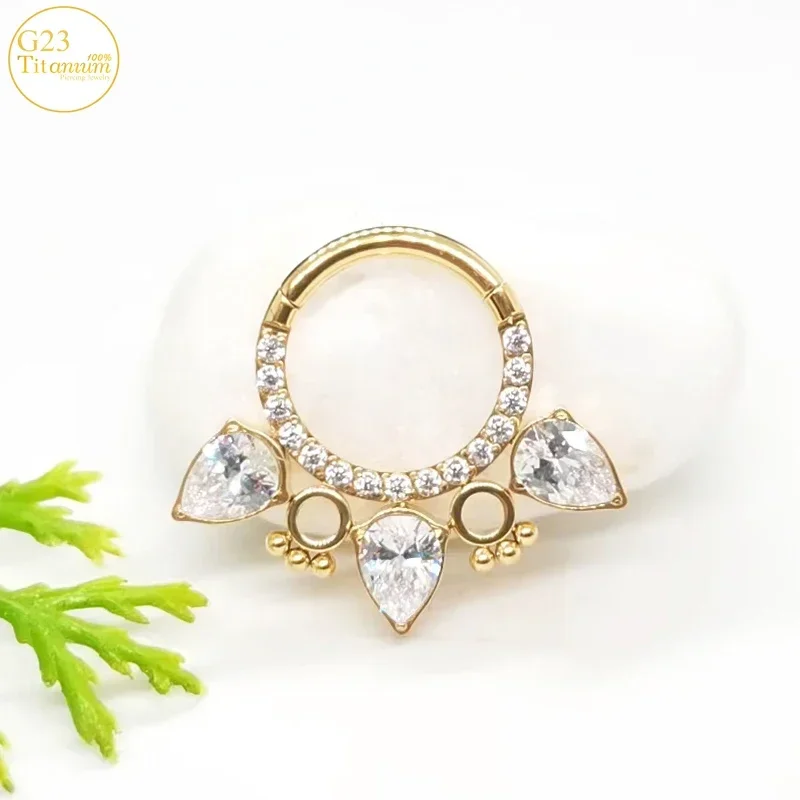 Nose Piercing Septum Nose Ring G23 Titanium Zircon Hoop High Section Clickers Earrings Cartilage Tragus Helix Piercing Jewelry
Nose Piercing Septum Nose Ring G23 Titanium Zircon Hoop High Section Clickers Earrings Cartilage Tragus Helix Piercing Jewelry