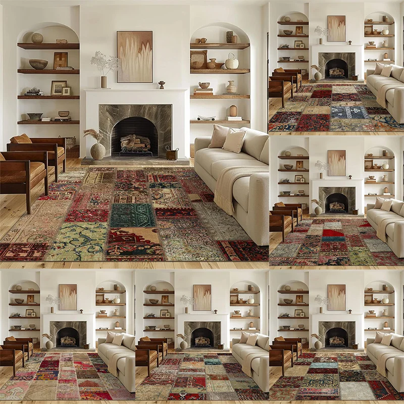 Rural Retro Carpet Rugs for Living Room Washroom Floor Mat Carpets for Bed Room Decoration Maison Bedroom Decoration
Rural Retro Carpet Rugs for Living Room Washroom Floor Mat Carpets for Bed Room Decoration Maison Bedroom Decoration