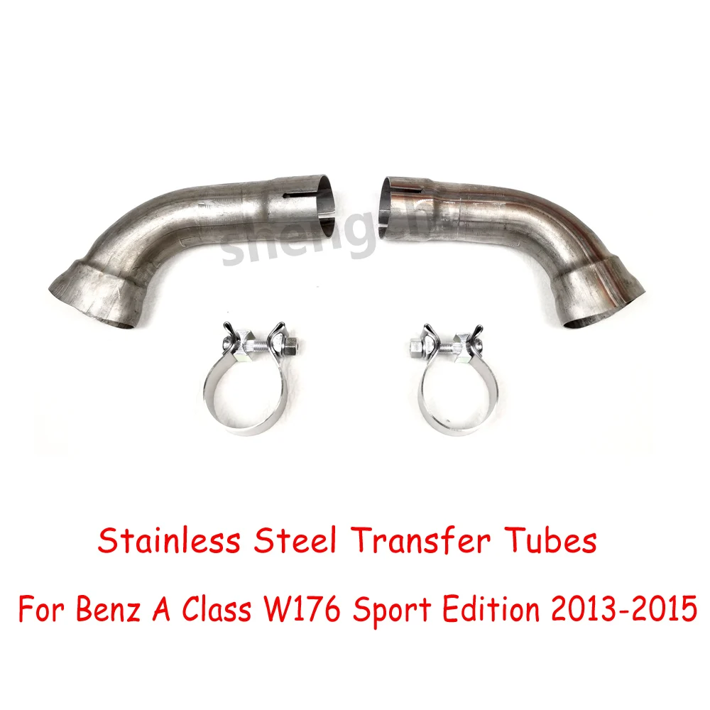 Stainless Steel Transfer Tubes For Mercedes Benz A Class W176 Sport Edition Pre-facelift 2013-2015 with Exhaust Installation
Stainless Steel Transfer Tubes For Mercedes Benz A Class W176 Sport Edition Pre-facelift 2013-2015 with Exhaust Installation