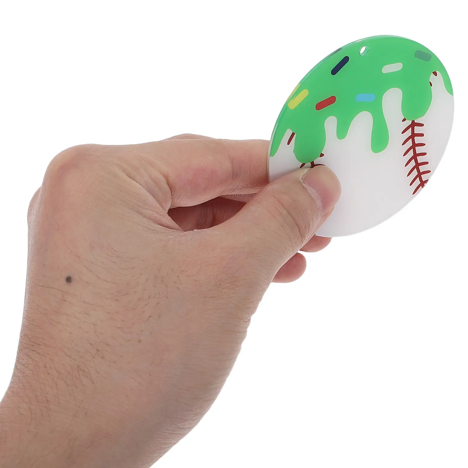 Ice Cream Baseball Keychain 6Cm Soft Silicone Colorful Cute Portable Mini Charm Keyring Creative Accessory for Bags
Ice Cream Baseball Keychain 6Cm Soft Silicone Colorful Cute Portable Mini Charm Keyring Creative Accessory for Bags