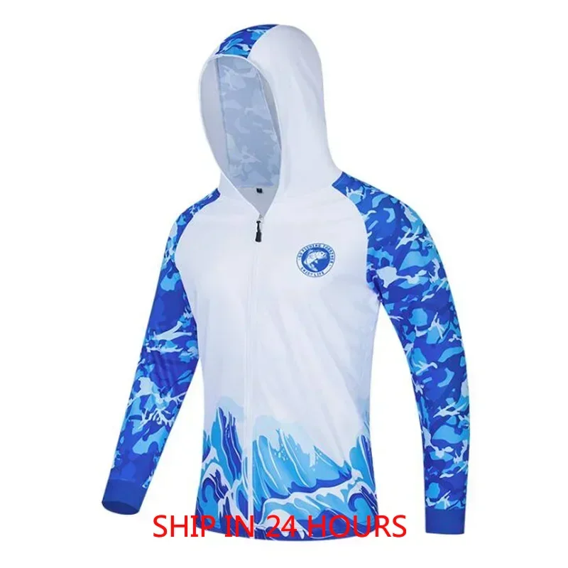 Colorful Quick-drying Sun Protective Fishing Shirts Men's Fishing Jerseys With Zippered Popular Hooded Fishing Clothing
Colorful Quick-drying Sun Protective Fishing Shirts Men's Fishing Jerseys With Zippered Popular Hooded Fishing Clothing