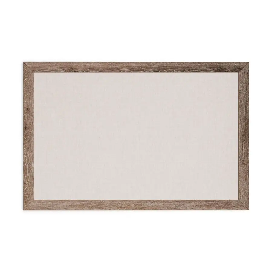 Linen Bulletin Board, 36 x 24, Rustic Wood Style Frame, Industrial Grade Pinning Surface
Linen Bulletin Board, 36 x 24, Rustic Wood Style Frame, Industrial Grade Pinning Surface