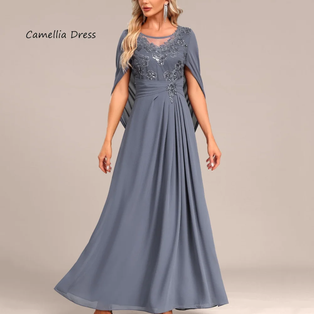 Customized Elegant Formal Occasion Dress A Line Wedding Party Gowns Appliques Chiffon Floor Length Mother Dress For Wedding
Customized Elegant Formal Occasion Dress A Line Wedding Party Gowns Appliques Chiffon Floor Length Mother Dress For Wedding