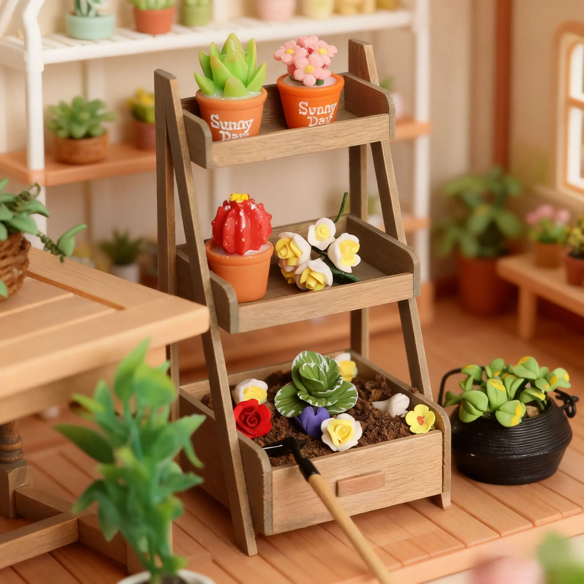 Hot Pick 1:12 Dollhouse Miniature Furniture - 3-Tier Storage Rack with Drawers Vintage Style Flower Stand for Micro Scene
Hot Pick 1:12 Dollhouse Miniature Furniture - 3-Tier Storage Rack with Drawers Vintage Style Flower Stand for Micro Scene