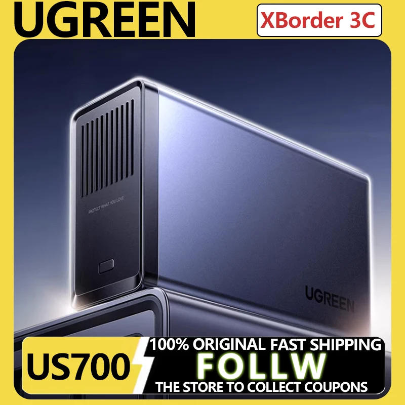 UGREEN US7000 UPS Backup Power Supply 24000mAh 300W NAS Private Cloud Home Storage Hard Drive Protection Auto Shutdown APP Boot
UGREEN US7000 UPS Backup Power Supply 24000mAh 300W NAS Private Cloud Home Storage Hard Drive Protection Auto Shutdown APP Boot