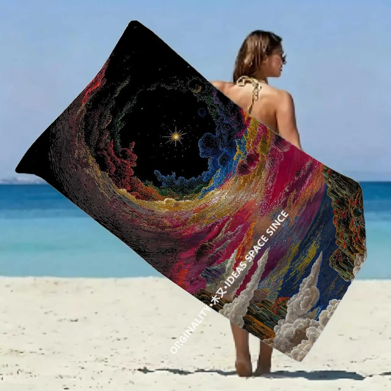 Starry Sky Cosmic Beach Towel Patterned Sunscreen And Windproof Suitable For Swimming Pool Camping Travel
Starry Sky Cosmic Beach Towel Patterned Sunscreen And Windproof Suitable For Swimming Pool Camping Travel