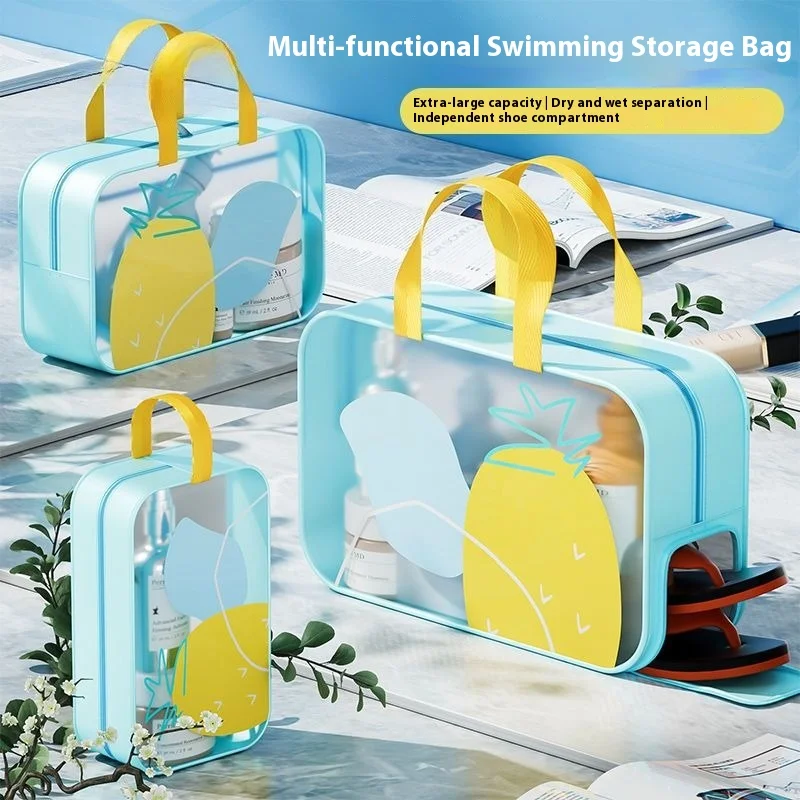 Swimming bag Tote Satchel Outdoor travel large capacity Women toiletry bag waterproof cosmetic pack Portable swimsuit beach bag
Swimming bag Tote Satchel Outdoor travel large capacity Women toiletry bag waterproof cosmetic pack Portable swimsuit beach bag