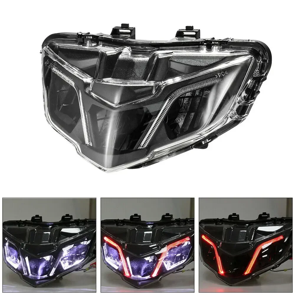 Black Motorbike LED Front Fairing Headlight Head Light for Yamaha Y15ZR V2 Sport Street Bike
Black Motorbike LED Front Fairing Headlight Head Light for Yamaha Y15ZR V2 Sport Street Bike