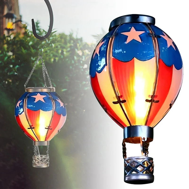 Solar Powered Hot Air Balloon Light Lantern Outdoor Garden Yard Hanging Decors LED Lights Christmas Decoration 32Cm Durable
Solar Powered Hot Air Balloon Light Lantern Outdoor Garden Yard Hanging Decors LED Lights Christmas Decoration 32Cm Durable