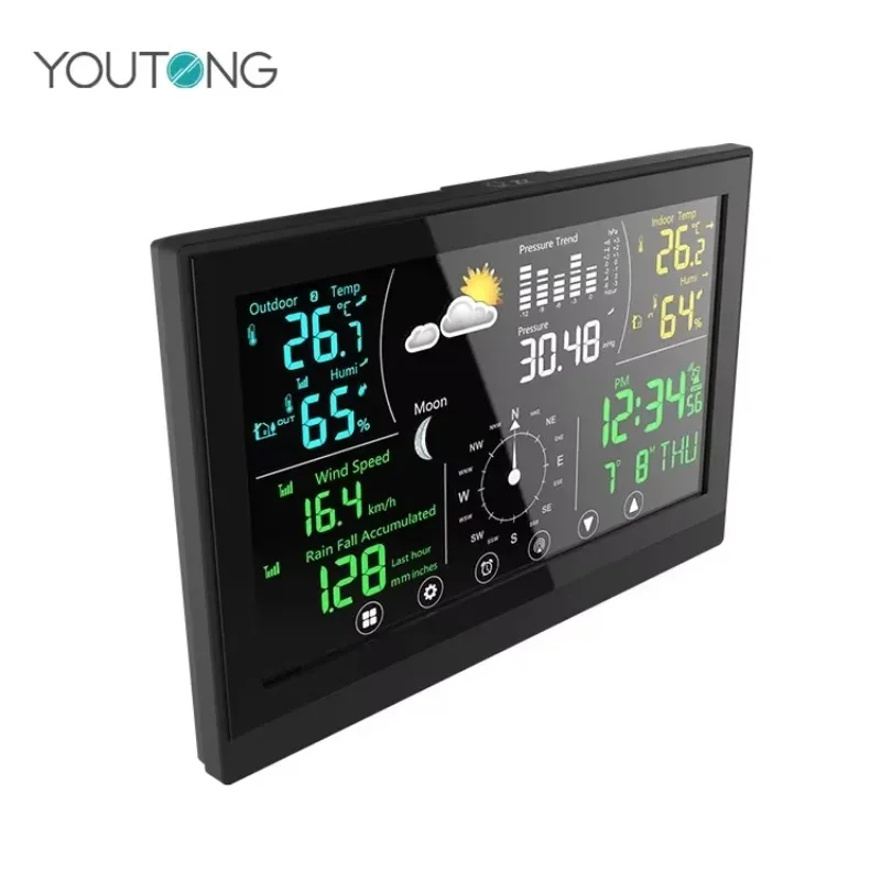Full Function Weather Forecast,Digital Thermometer,Wind Speed Wireless Weather Station Professional Weather Station
Full Function Weather Forecast,Digital Thermometer,Wind Speed Wireless Weather Station Professional Weather Station