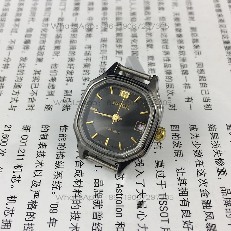 Haida Octagonal Single Calendar Manual Mechanical Women's Watch, Black Stick Dial with Free Strap Original Shanghai Factory
Haida Octagonal Single Calendar Manual Mechanical Women's Watch, Black Stick Dial with Free Strap Original Shanghai Factory