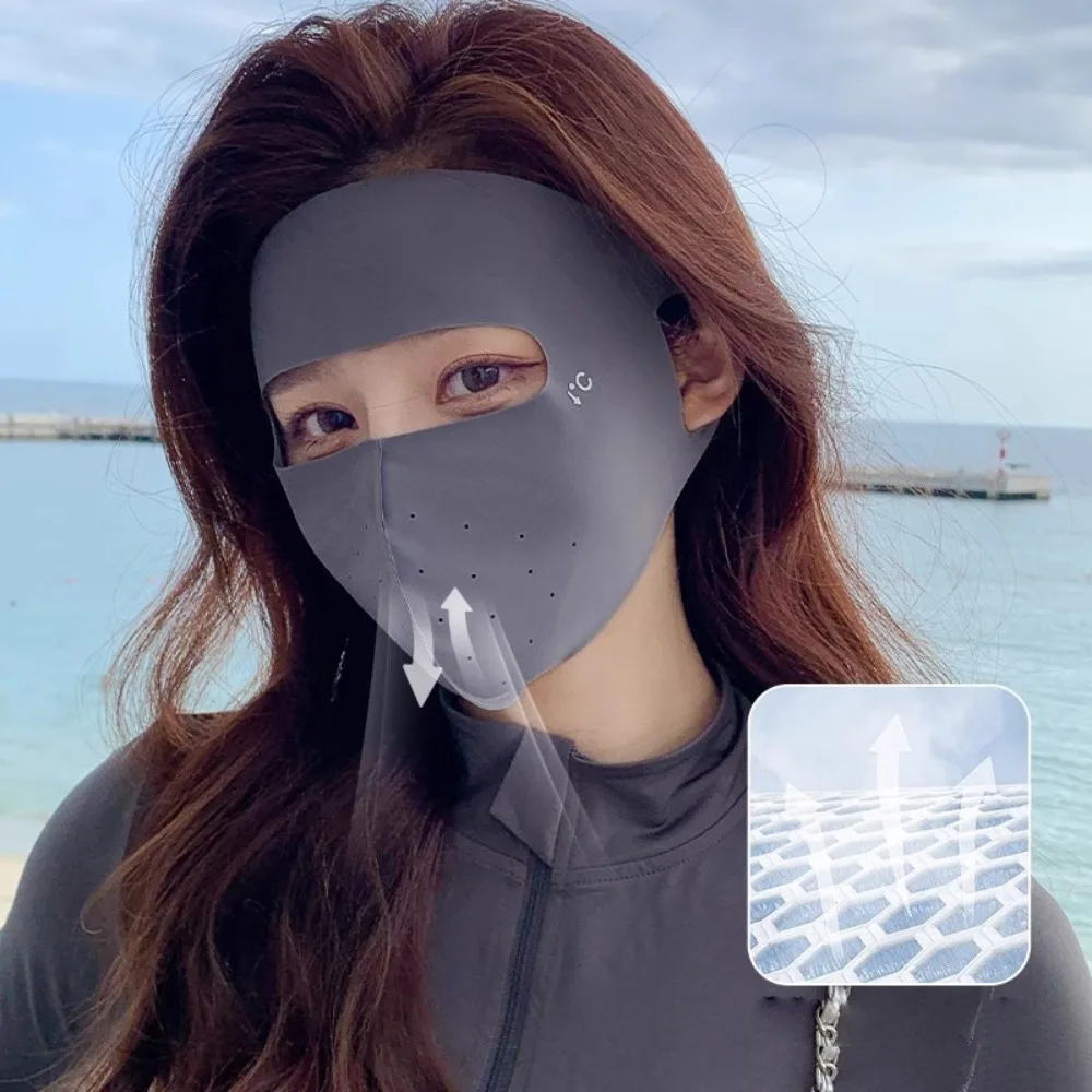 Breathable Ice Silk Mask Full Face Sun Protection Anti-UV Sunshade Mask Facial Gini Anti Pollen Face Cover Scarf Outdoor Sports
Breathable Ice Silk Mask Full Face Sun Protection Anti-UV Sunshade Mask Facial Gini Anti Pollen Face Cover Scarf Outdoor Sports