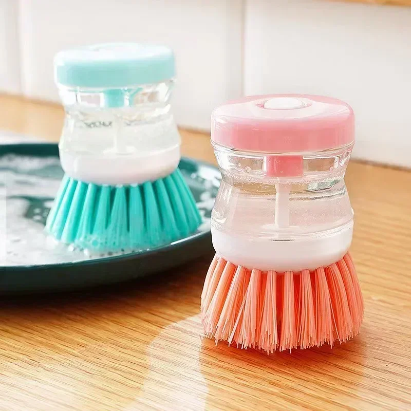 Kitchen Dishwashing Brushes with Liquid Soap Dispenser Multifunctional Household Pot Bowl Cleaning Scrubber Washing Accessories
Kitchen Dishwashing Brushes with Liquid Soap Dispenser Multifunctional Household Pot Bowl Cleaning Scrubber Washing Accessories
