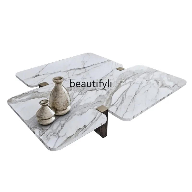 yj Italian Mild Luxury Marble Coffee Table Simple and High-End Living Room Luxury Stone Tea Table
yj Italian Mild Luxury Marble Coffee Table Simple and High-End Living Room Luxury Stone Tea Table