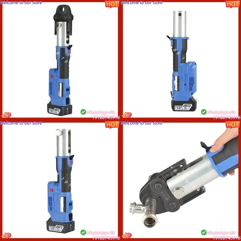 CE Certificate SZ-1550 Battery Powered Hydraulic Pipe Pressing Tools Pipe Crimping Tool
CE Certificate SZ-1550 Battery Powered Hydraulic Pipe Pressing Tools Pipe Crimping Tool