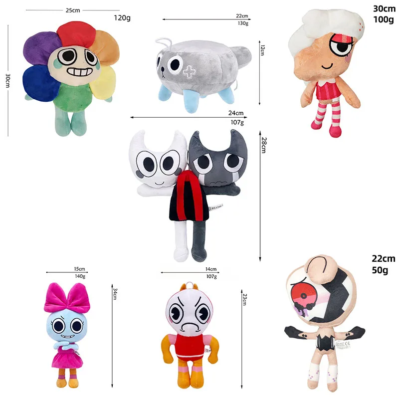 Плюшевая игрушка Dandy's World Pebble: хит продаж, милый плюшевый песик-камень, персонаж из хоррор-игры, подарок для фанатов
Плюшевая игрушка Dandy's World Pebble: хит продаж, милый плюшевый песик-камень, персонаж из хоррор-игры, подарок для фанатов