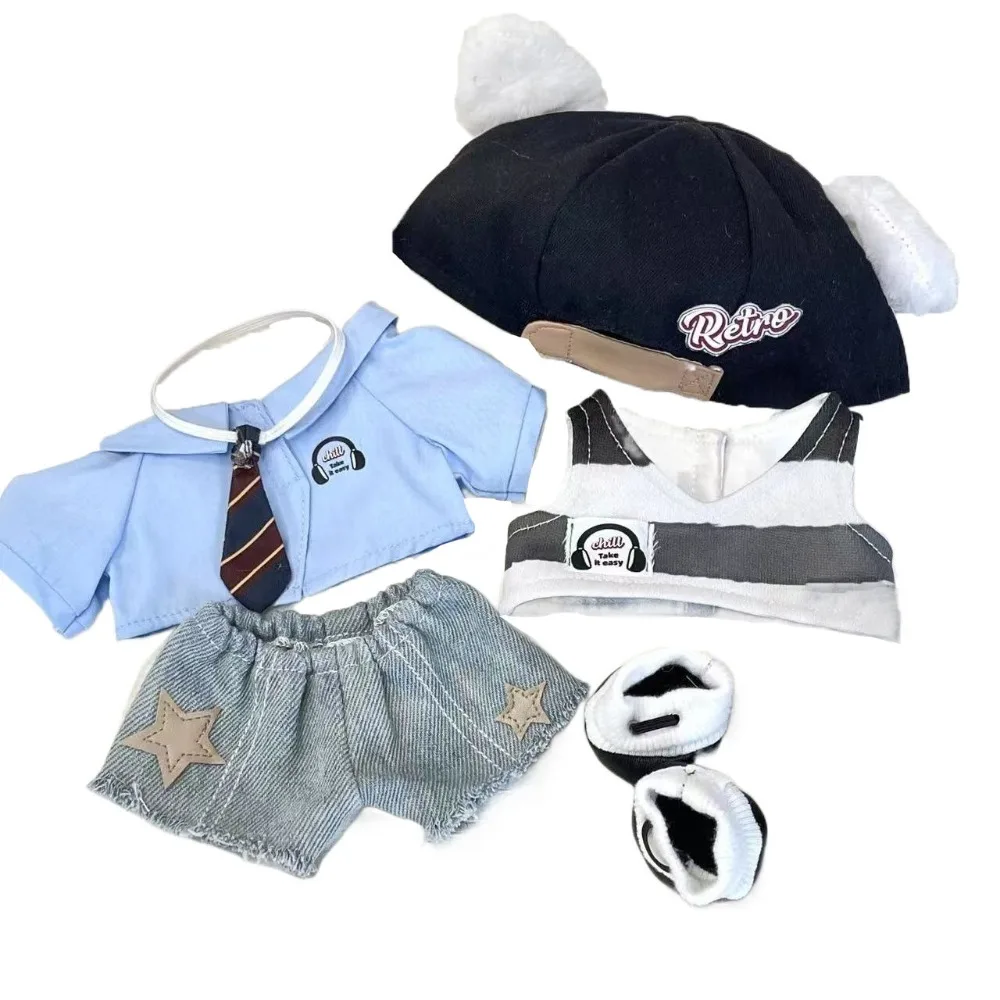 No Attributes Clothes College Uniform 20cm Cotton Clothes Coat Hat Idol Clothes Jackets Cool Clothes Children's Gift
No Attributes Clothes College Uniform 20cm Cotton Clothes Coat Hat Idol Clothes Jackets Cool Clothes Children's Gift