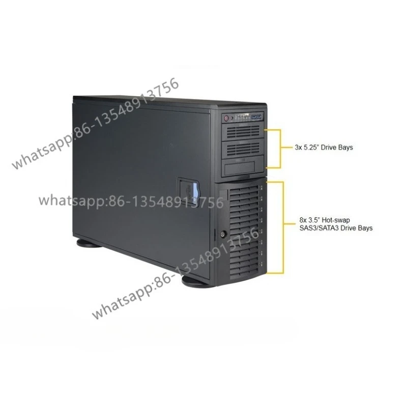 743TQ-1200B-SQ silent 4U graphics single power supply 1200W workstation chassis, with X10DAI spot
743TQ-1200B-SQ silent 4U graphics single power supply 1200W workstation chassis, with X10DAI spot