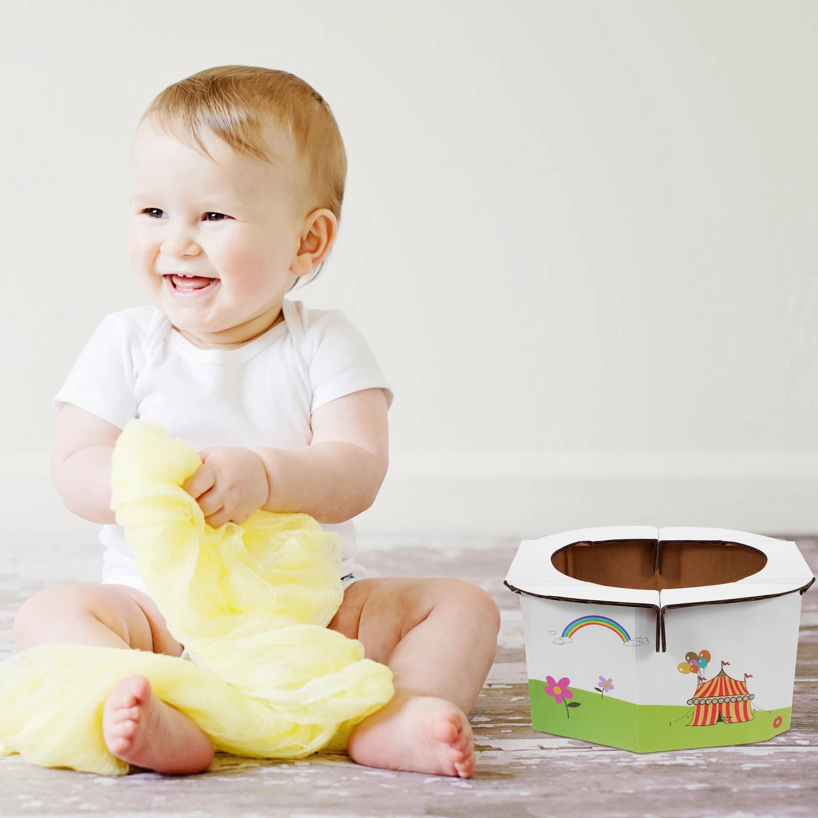 Foldable Portable Toilet Baby Travel White Paper Potty Trainer Lightweight Compact Safe Easy to Use for Toddlers Travel Potty
Foldable Portable Toilet Baby Travel White Paper Potty Trainer Lightweight Compact Safe Easy to Use for Toddlers Travel Potty