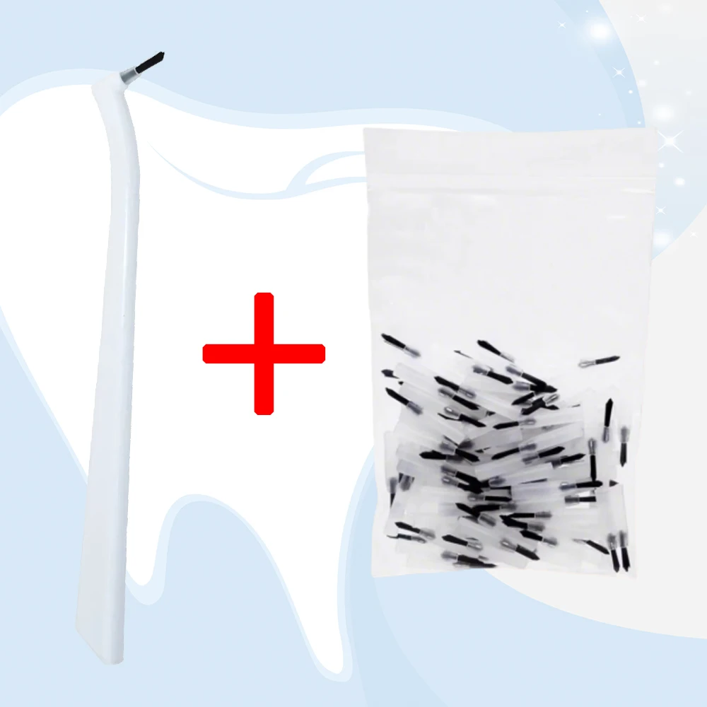 100Pcs Dental Replaceable Applicator Tips with Micro Brush Handles for Etchants Adhesives Sealants and Composites
100Pcs Dental Replaceable Applicator Tips with Micro Brush Handles for Etchants Adhesives Sealants and Composites