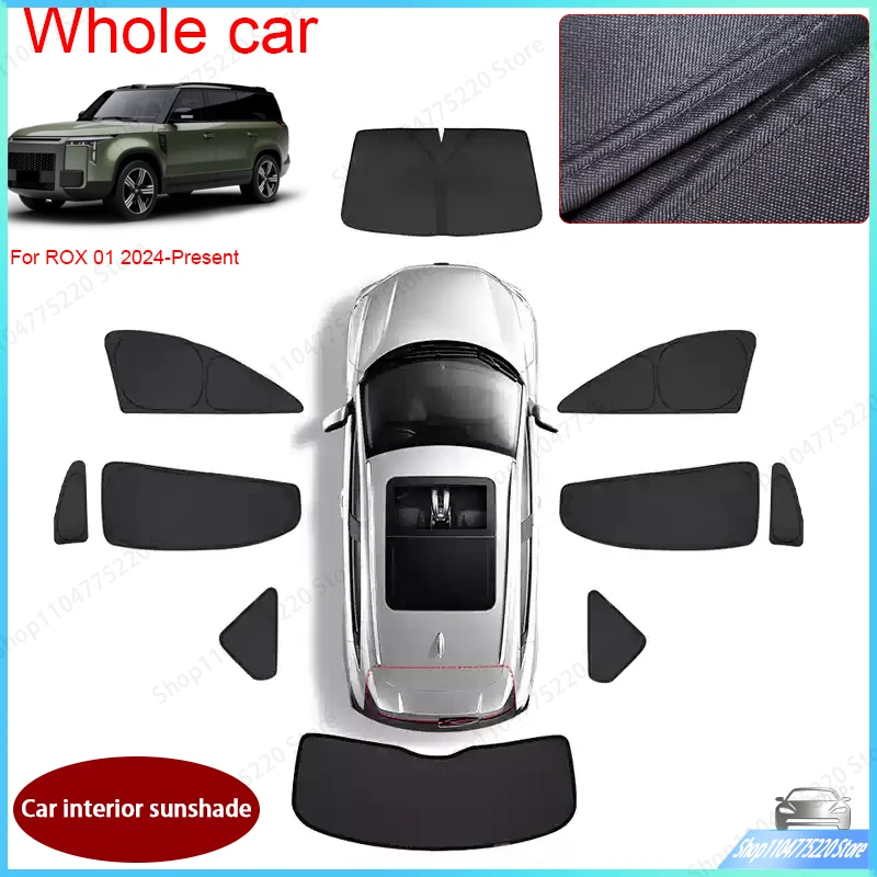 Car Black Window Privacy Sunshade For ROX 01 JISHI 2021-Present Auto Anti-UV Heat Insulation Protect Cover Interior Accessory
Car Black Window Privacy Sunshade For ROX 01 JISHI 2021-Present Auto Anti-UV Heat Insulation Protect Cover Interior Accessory