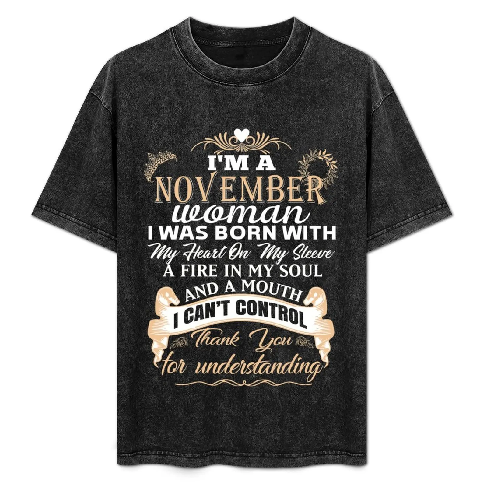 I'm a November woman T-Shirt Big Size Short Sleeve Tee for Men
I'm a November woman T-Shirt Big Size Short Sleeve Tee for Men