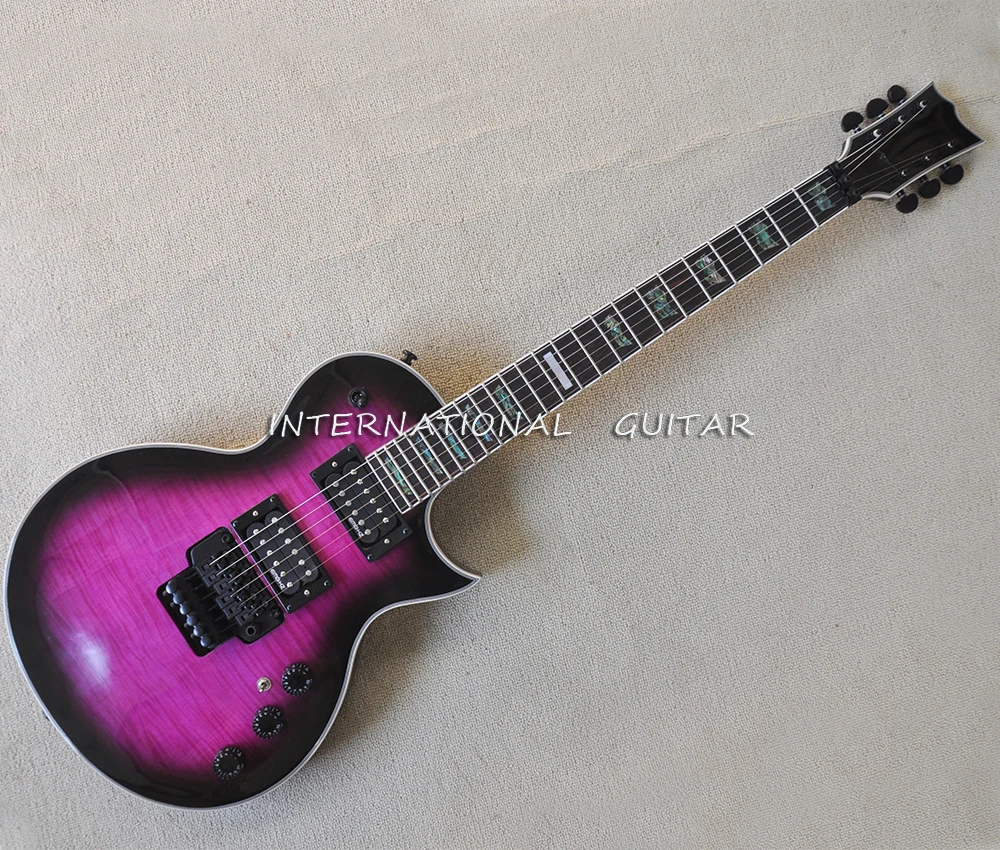 6 Strings Purple Floyd Electric Guitar with Rosewood Fretboard,24 Frets,Customizable
6 Strings Purple Floyd Electric Guitar with Rosewood Fretboard,24 Frets,Customizable