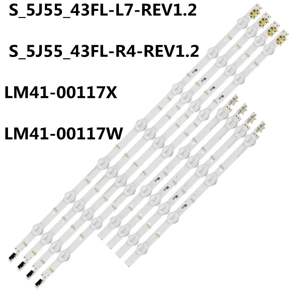 5kit LED Backlight Strip S_5J55_43FL-L7/R4-REV1.2 LM41-00117X LM41-00117W UA43J5088 UE43J5500 UE43J5550 UE43J5670 UN43J5300A
5kit LED Backlight Strip S_5J55_43FL-L7/R4-REV1.2 LM41-00117X LM41-00117W UA43J5088 UE43J5500 UE43J5550 UE43J5670 UN43J5300A