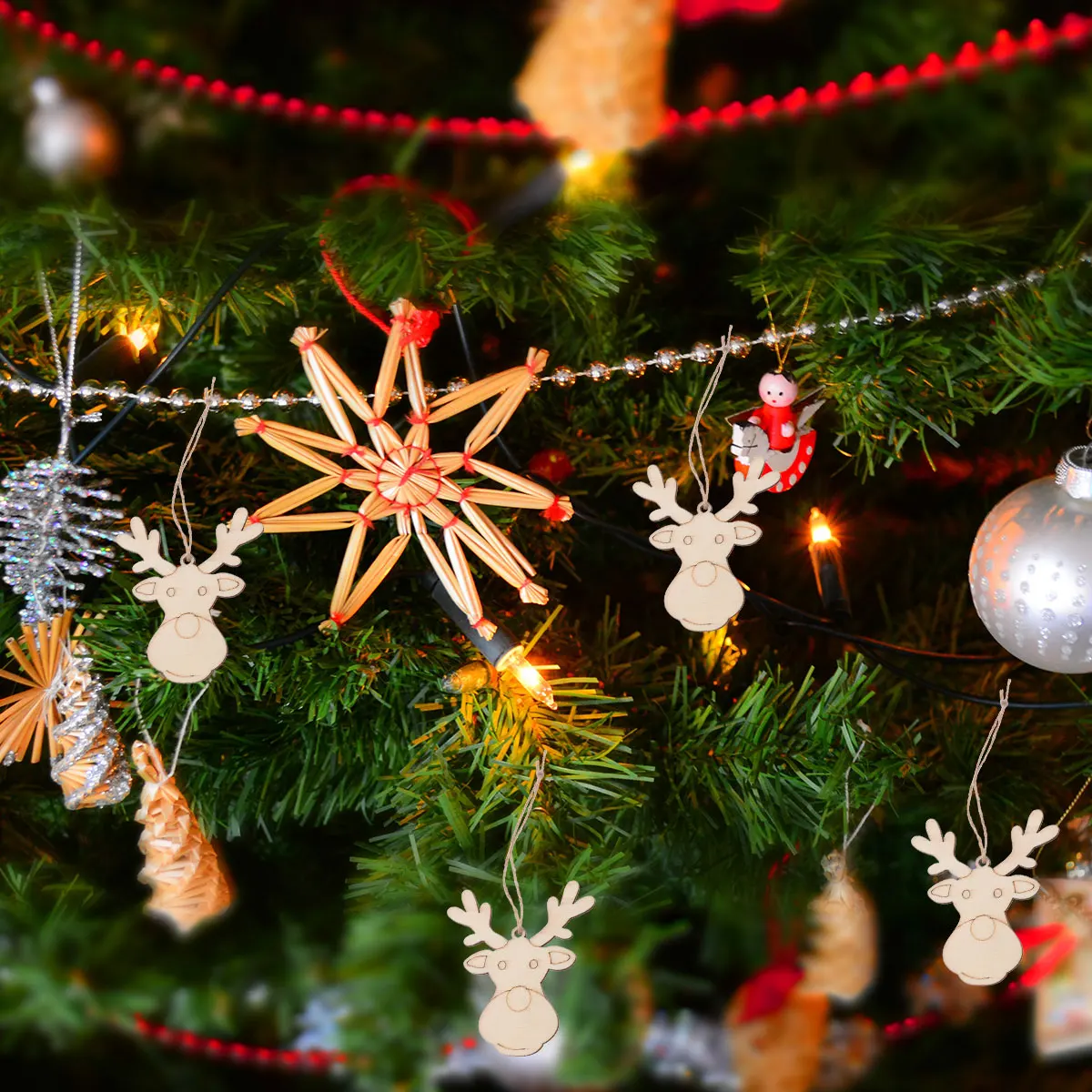 10Pcs Reindeer Head Christmas Hanging Pendant Wooden Decorative Tag for Garden Yard Home Party Graveyard Entryway Festival
10Pcs Reindeer Head Christmas Hanging Pendant Wooden Decorative Tag for Garden Yard Home Party Graveyard Entryway Festival