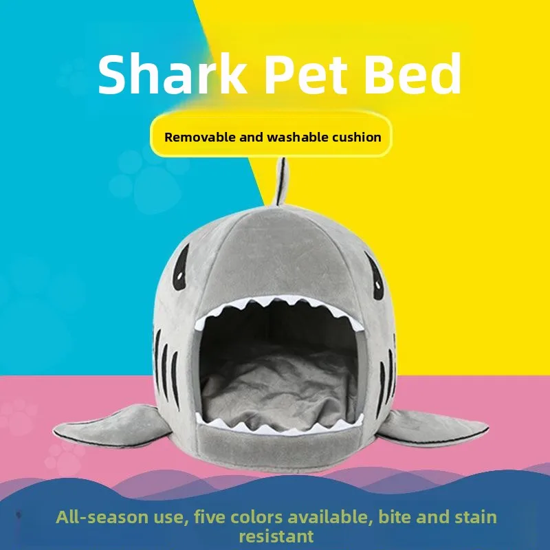 Universal Pet Mat Shark Nest Semi-Enclosed Pet Bed for Small to Medium Dogs And Cats Winter Season Classic Shark Nest Pet Sup...
Universal Pet Mat Shark Nest Semi-Enclosed Pet Bed for Small to Medium Dogs And Cats Winter Season Classic Shark Nest Pet Sup...