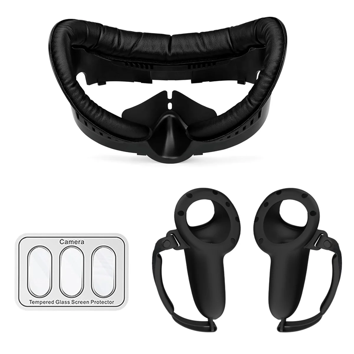 For Meta Quest 3 PU Foam Face Cover, Silicone Controller Grips Cover, Camera Lens Protector Parts Accessories
For Meta Quest 3 PU Foam Face Cover, Silicone Controller Grips Cover, Camera Lens Protector Parts Accessories