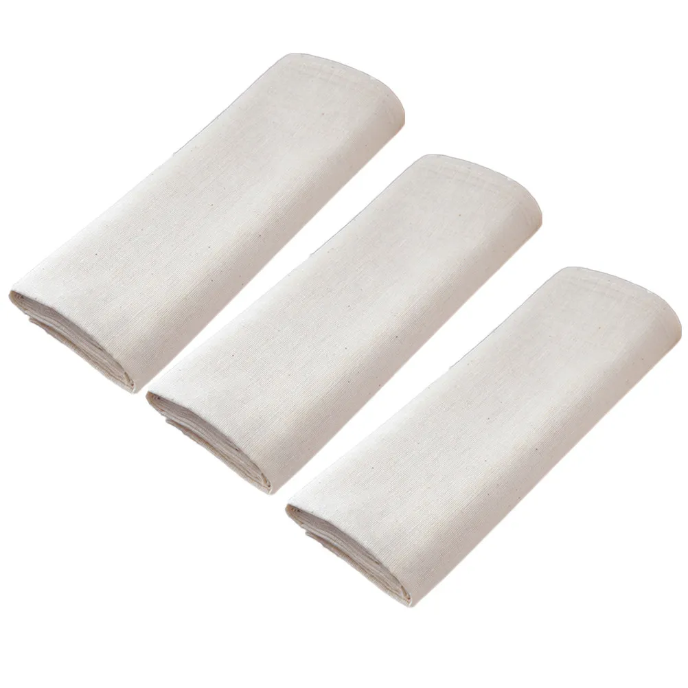3Pcs Cotton Cheesecloth Ultra Fine Filter Fabric Reusable Strainer for Citrus Juicing Staining Cheese Yogurt Wine
3Pcs Cotton Cheesecloth Ultra Fine Filter Fabric Reusable Strainer for Citrus Juicing Staining Cheese Yogurt Wine