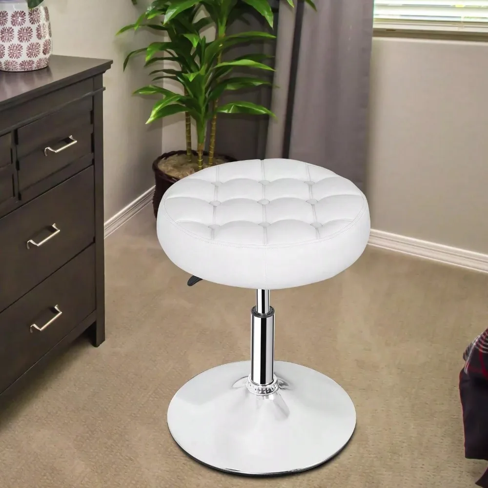 1/2/4 PC Adjustable Height Vanity Stool 360° PU Leather Makeup Stool White
1/2/4 PC Adjustable Height Vanity Stool 360° PU Leather Makeup Stool White