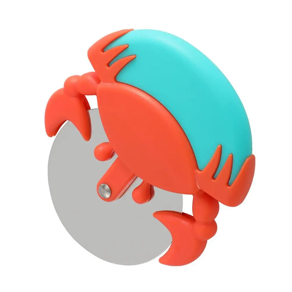 Creative Crab Pizza Stainless Steel Rolling Wheel Kitchen Tool Easy Clean Home Use Pizza Wheel Protective Cover
Creative Crab Pizza Stainless Steel Rolling Wheel Kitchen Tool Easy Clean Home Use Pizza Wheel Protective Cover
