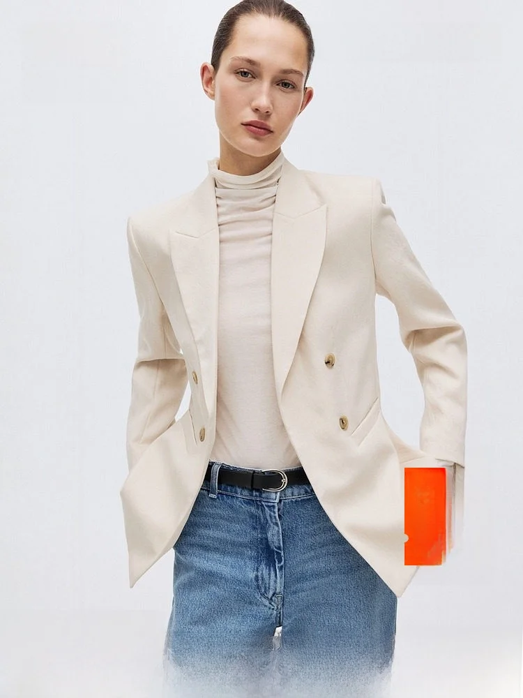 H&M Women's Casual Suit Jacket Summer Business Style Comfortable Polyester Nylon Rayon Fiber Office Wear Daily Use
H&M Women's Casual Suit Jacket Summer Business Style Comfortable Polyester Nylon Rayon Fiber Office Wear Daily Use