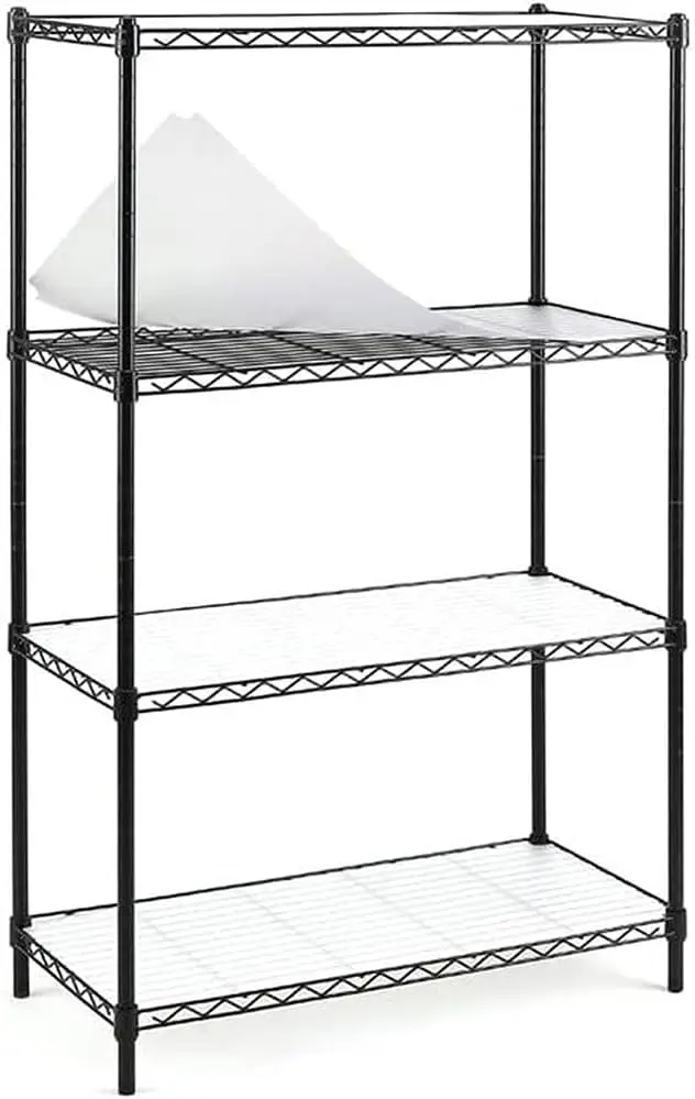 Wire Shelving Rack,4-Shelf Storage Shelves, Metal Self, Heavy Duty Adjustable Steel Shelving Unit With 4-Shelf Liners For
Wire Shelving Rack,4-Shelf Storage Shelves, Metal Self, Heavy Duty Adjustable Steel Shelving Unit With 4-Shelf Liners For