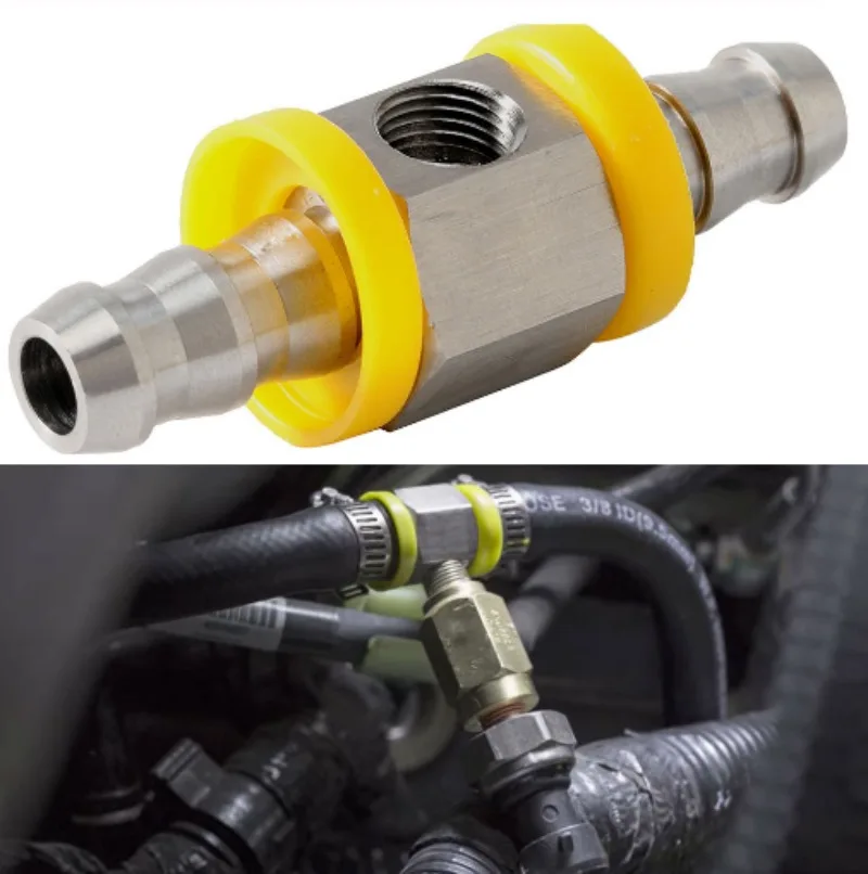 Car modification 1/8 "Fuel pipe pressure gauge sensor tee joint 9.5MM intubation type
Car modification 1/8 "Fuel pipe pressure gauge sensor tee joint 9.5MM intubation type