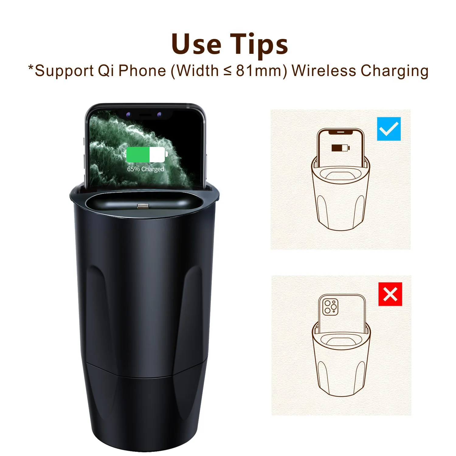 4in1 Car Cup Wireless Charger for iPhone Apple Huawei Samsung - Universal Car Charging Station
4in1 Car Cup Wireless Charger for iPhone Apple Huawei Samsung - Universal Car Charging Station
