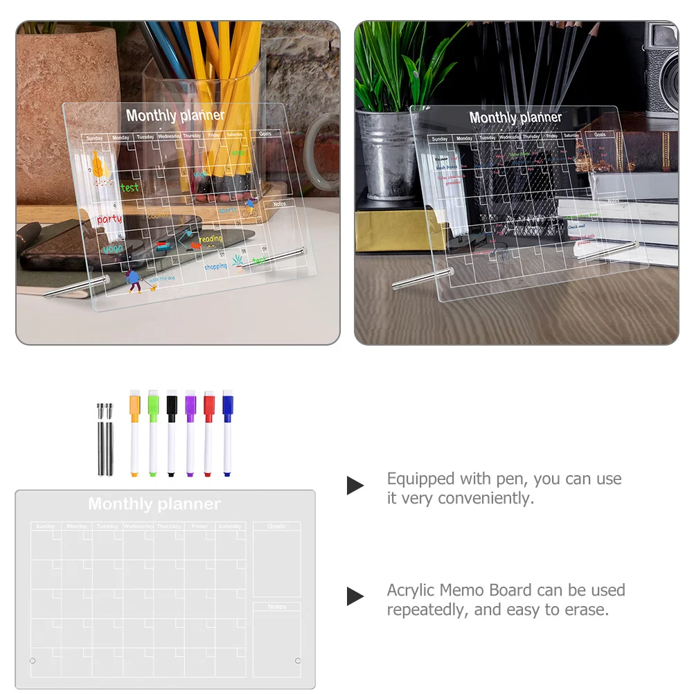 1Set Clear Acrylic Message Board Writing Board for Home Office Cafe Shop with Pen Multi-Function Decorative Gift
1Set Clear Acrylic Message Board Writing Board for Home Office Cafe Shop with Pen Multi-Function Decorative Gift