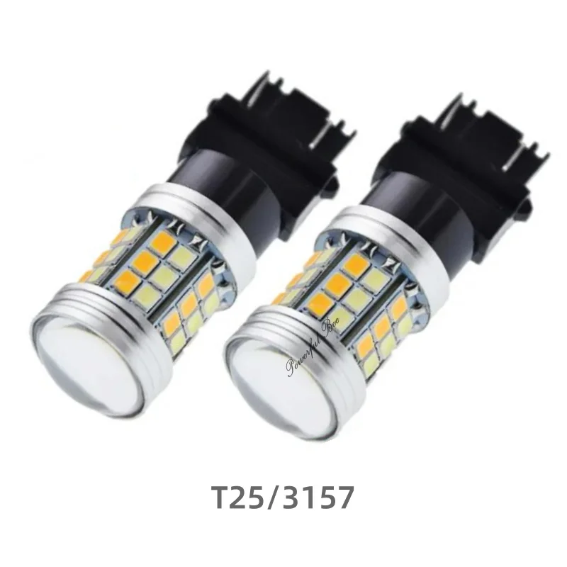 2 x T25 3157 T20 7443 1157 dual colors car LED bulb automobile DRL daytime running lights parking lamp and turn signal lights
2 x T25 3157 T20 7443 1157 dual colors car LED bulb automobile DRL daytime running lights parking lamp and turn signal lights