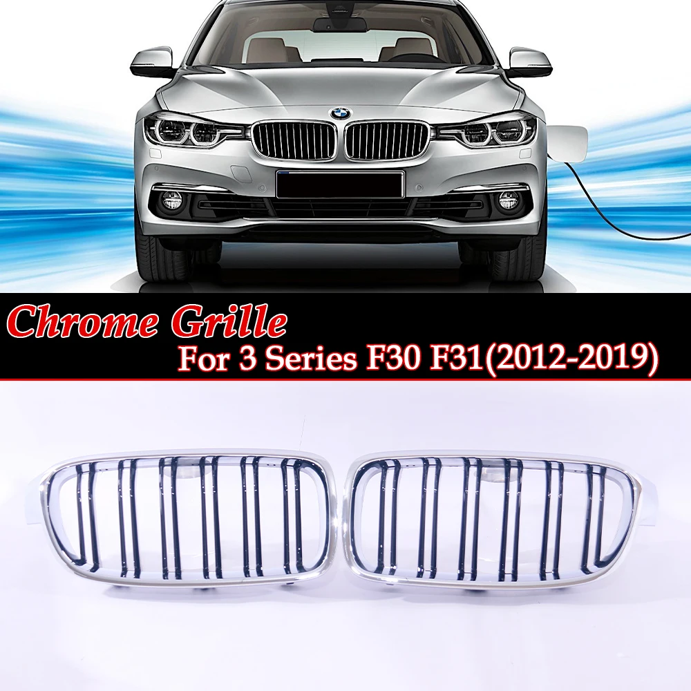 Single/Double Slat Line Kidney Grille M Color Chrome Black Grill For BMW 3 Series F30 F31 2012-2019 316 320 328i 330i 335i 340i
Single/Double Slat Line Kidney Grille M Color Chrome Black Grill For BMW 3 Series F30 F31 2012-2019 316 320 328i 330i 335i 340i