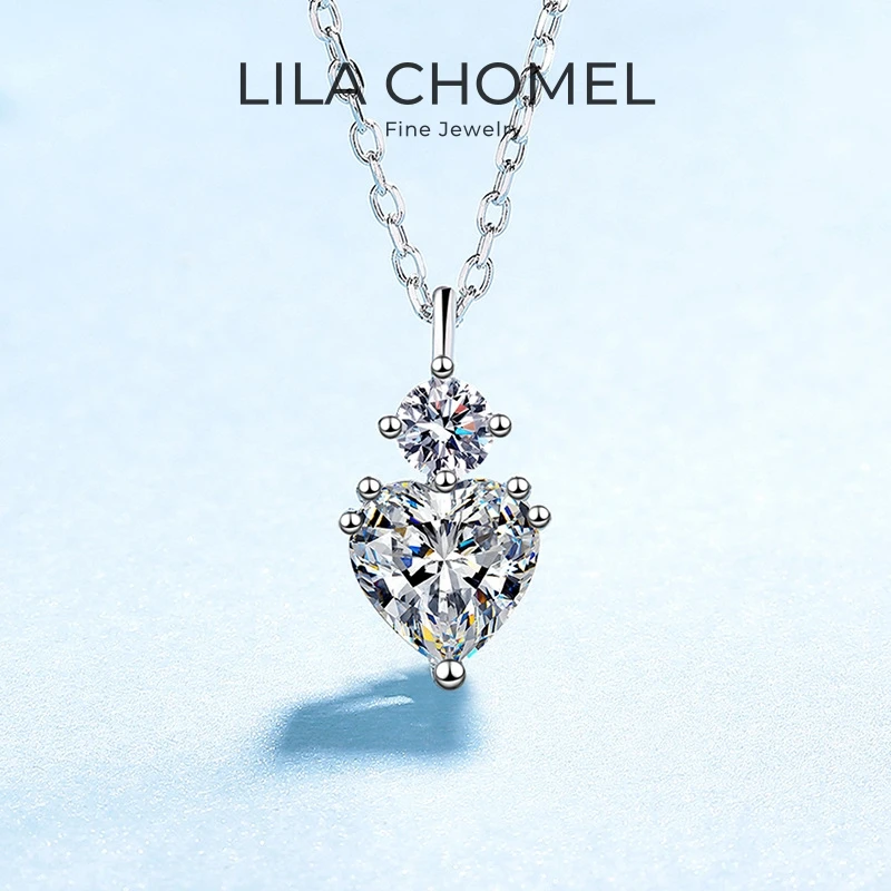 Women Valentine's Day 18K White Gold Wedding Necklaces 1.2CT Moissanite Diamond Engagement PT950 Girl Birthday Gift Pendant Wife
Women Valentine's Day 18K White Gold Wedding Necklaces 1.2CT Moissanite Diamond Engagement PT950 Girl Birthday Gift Pendant Wife